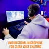 Kép 3/8 - NUBWO G06 2.4G vezeték nélküli gaming fejhallgató mikrofonnal, 3,5 mm-es vezetékes sport fülhallgató, zajcsökkentés - Fekete
