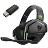 Kép 1/8 - NUBWO G06 2.4G vezeték nélküli gaming fejhallgató mikrofonnal, 3,5 mm-es vezetékes sport fülhallgató, zajcsökkentés - Fekete