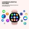 Kép 10/14 - Zeblaze Lily 2 női okosóra, 1.2" AMOLED kijelző, dupla szíj, egészségfigyelés, 120 sportmód, 130 óralap, beépített akkumulátor - Pink