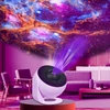 Kép 6/10 - Csillagos égbolt vetítő lámpa – 360°-ban forgó galaxislámpa, 13 filmlemez, állítható fókusz, időzítő, éjjeli fény