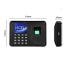 Kép 3/14 - T710 2,4 hüvelykes TFT színes kijelzős biometrikus munkaidő-nyilvántartó gép ujjlenyomat, jelszó és ID kártya támogatással