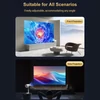 Kép 8/20 - TS-7 Mini Projektor WiFi BT5.0 Android 13, 180°-ban forgatható, 720P, 100" kijelző, 4K dekódolás, Auto Keystone, távirányítóval