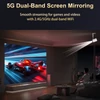 Kép 9/20 - TS-7 Mini Projektor WiFi BT5.0 Android 13, 180°-ban forgatható, 720P, 100" kijelző, 4K dekódolás, Auto Keystone, távirányítóval