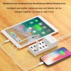 Kép 4/11 - 50W USB töltőállomás, 10 portos USB töltő Hordozható töltő több eszközhöz: okostelefonok, tabletek, laptopok, okosórák