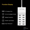 Kép 9/11 - 50W USB töltőállomás, 10 portos USB töltő Hordozható töltő több eszközhöz: okostelefonok, tabletek, laptopok, okosórák