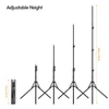 Kép 3/7 - Fotós világítási állvány, 200 cm-es fém tripod 1/4"-os csavarral stúdióhoz, softboxhoz, LED-hez, fénygyűrűhöz