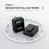 Kép 13/14 - SYNCO G2(A2) 2.4G vezetéknélküli mikrofon szett: 1 vevő, 2 adó, 2 csíptetős mikrofon, 150m hatótáv, TFT kijelző, 3.5mm csatlakozó vloghoz és interjúhoz