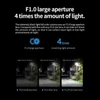 Kép 10/16 - 3MP napelemes, vezeték nélküli, falra szerelhető okos WiFi kamera színes éjjellátással, IP66 vízálló, kétirányú hanggal és mozgásérzékeléssel