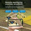 Kép 11/16 - 3MP napelemes, vezeték nélküli, falra szerelhető okos WiFi kamera színes éjjellátással, IP66 vízálló, kétirányú hanggal és mozgásérzékeléssel