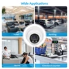 Kép 6/11 - 8MP PoE IP kamera biztonsági megfigyeléshez, infravörös éjjellátó, 2.8mm széles látószög, egyirányú mikrofon, beltéri és kültéri használatra