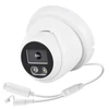 Kép 1/11 - 8MP PoE IP kamera biztonsági megfigyeléshez, infravörös éjjellátó, 2.8mm széles látószög, egyirányú mikrofon, beltéri és kültéri használatra