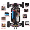 Kép 10/17 - Wltoys 124019 1/12 2.4GHz RC versenyautó, 55 km/h terepjáró drift autó RTR, 4WD alumínium váz és cinkötvözet fogaskerekekkel - 2 akkumulátorral