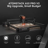 Kép 4/14 - ATOMSTACK A10 PRO V2 12W lézergravírozó gép, szemvédelemmel, gyors telepítéssel, 410x380mm munkaterülettel, fa vágási hatással