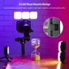Kép 8/14 - Godox LITEMONS LED6R RGB LED Videólámpa, újratölthető Mini Töltőfény 3200K-6500K, 13 fényhatás, mágneses rögzítés, 3 vakupapucs vloghoz és fotózáshoz