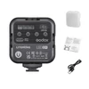 Kép 9/14 - Godox LITEMONS LED6R RGB LED Videólámpa, újratölthető Mini Töltőfény 3200K-6500K, 13 fényhatás, mágneses rögzítés, 3 vakupapucs vloghoz és fotózáshoz