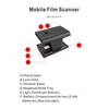 Kép 4/14 - Mobil filmes és diaszkenner 35mm/135mm negatívokhoz és diákhoz, LED háttérvilágítással, ingyenes appal, összecsukható, ajándékötlet