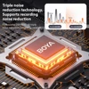 Kép 10/15 - Boya Boyamic-120 egygombos 2,4G vezeték nélküli mikrofon rendszer, 300 m átvitellel, 8G memóriával iOS, Android, kamera és számítógéphez - 2 adóval