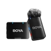 Kép 2/15 - Boya Boyamic-120 egygombos 2,4G vezeték nélküli mikrofon rendszer, 300 m átvitellel, 8G memóriával iOS, Android, kamera és számítógéphez - 1 adóval