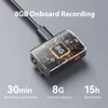 Kép 8/15 - Boya Boyamic-120 egygombos 2,4G vezeték nélküli mikrofon rendszer, 300 m átvitellel, 8G memóriával iOS, Android, kamera és számítógéphez - 1 adóval