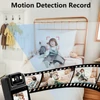 Kép 6/12 - 1080P WiFi testkamera hanggal és videóval, mini hordható kamera 180°-ban forgatható lencsével, éjjellátóval, mozgásérzékeléssel