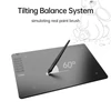 Kép 3/16 - VINSA T906 25x15.5 cm grafikus rajztábla ultravékony, elem nélküli tollal, 8 heggyel, 8192 nyomásszinttel, 10 gyorsgombbal, Windows/Android kompatibilis