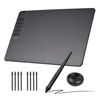 Kép 1/16 - VINSA T906 25x15.5 cm grafikus rajztábla ultravékony, elem nélküli tollal, 8 heggyel, 8192 nyomásszinttel, 10 gyorsgombbal, Windows/Android kompatibilis