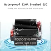 Kép 8/9 - 320A ESC kefés előre-hátra elektromos sebességszabályzó fékkel, vízálló, 2-3S akkumulátorhoz, HSP, Redcat, Traxxas, Tamiya RC autóhoz/csónakhoz