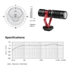 Kép 6/15 - BOYA BY-MM1 mini kardioid kondenzátor mikrofon – univerzális videómikrofon 3,5 mm jack csatlakozóval okostelefonhoz, fényképezőgéphez, PC-hez
