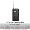Kép 10/11 - Takstar WPM-200R UHF Vezeték nélküli Fülmonitor Vevő - LCD Kijelzővel, 6 Választható Csatorna, 50m Hatótávolság