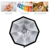 Kép 3/6 - Godox SB-UE 80 cm hordozható nyolcszögletű méhsejtrácsos ernyő softbox Bowens bajonettel speedlite-hoz