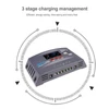 Kép 8/14 - Napelemes vezérlő 12V/24V automatikus azonosítás LCD kijelzővel, dupla USB-s töltésszabályzó - 70A