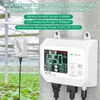 Kép 3/14 - CO2 monitor és vezérlő, 0–9999 ppm mérési tartomány, emberi és növényi mód, falra szerelhető levegőminőség-ellenőrző relével termesztéshez, üvegházba