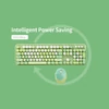 Kép 8/14 - Mofii Sweet vezeték nélküli billentyűzet és egér szett, színes, kör alakú billentyűkkel, PC/laptophoz - Fekete