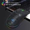 Kép 4/20 - HXSJ T66 RGB 2.4G vezeték nélküli gamer egér, RGB világítás, tölthető, állítható DPI, ergonomikus - Fehér