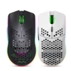 Kép 5/20 - HXSJ T66 RGB 2.4G vezeték nélküli gamer egér, RGB világítás, tölthető, állítható DPI, ergonomikus - Fehér