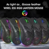 Kép 9/20 - HXSJ T66 RGB 2.4G vezeték nélküli gamer egér, RGB világítás, tölthető, állítható DPI, ergonomikus - Fehér