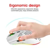Kép 9/20 - HXSJ T66 RGB 2.4G vezeték nélküli gamer egér, RGB világítás, tölthető, állítható DPI, ergonomikus - Fekete