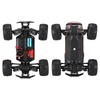 Kép 6/11 - 16889A-Pro 1:16 4WD rc autó, 45 km/h, nagy sebességű, 2840 kefenélküli motor, vízálló terepjáró, led világítással - 3 akkumulátorral