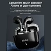 Kép 5/11 - mblue AR02 vezeték nélküli fülhallgató BT 5.4 zajszűrő fél-fülbe sport headset mikrofonnal iOS-hoz és androidhoz - Fekete