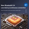 Kép 6/9 - Monster XKT32 valódi vezeték nélküli fülhallgató, aktív zajszűrés, BT 5.4, IPX4 vízálló sport fejhallgató Androidhoz és iOS-hez - Fehér