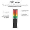 Kép 5/11 - Hordozható elektromágneses tér EMF Gauss-mérő, kézi mágneses tér monitor, otthoni elektromos detektor, 9 LED