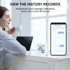 Kép 2/18 - Wifi hőmérő és páratartalom-mérő TY alkalmazással, LCD kijelzővel, leválasztható állvánnyal, valós idejű követéssel otthonra, hálószobára, üvegházra