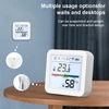 Kép 4/18 - Wifi hőmérő és páratartalom-mérő TY alkalmazással, LCD kijelzővel, leválasztható állvánnyal, valós idejű követéssel otthonra, hálószobára, üvegházra