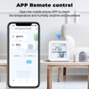 Kép 12/18 - Wifi hőmérő és páratartalom-mérő TY alkalmazással, LCD kijelzővel, leválasztható állvánnyal, valós idejű követéssel otthonra, hálószobára, üvegházra