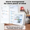 Kép 14/18 - Wifi hőmérő és páratartalom-mérő TY alkalmazással, LCD kijelzővel, leválasztható állvánnyal, valós idejű követéssel otthonra, hálószobára, üvegházra