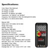 Kép 6/12 - BSIDE S10 Intelligens Multiméter AC/DC Feszültség-, Ellenállás-, Kapacitás-, Frekvenciamérő - Fekete