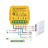 Kép 2/13 - Tuya wifi intelligens 433-as függöny modul zsalugáter kapcsoló, elektromos redőny vezérlő, app és hangvezérlés