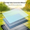 Kép 10/10 - Oscal PM100 összecsukható napelem, 23%-os hatékonyság, monokristályos cellák, IP65, Type-C, QC3.0+USB kimenet, 5 az 1-ben kábel