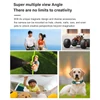 Kép 7/14 - 1080p mini sportkamera, 1,47 hüvelykes IPS kijelzővel, 130°-os nagylátószögű lencsével, töltőtokkal, 32 GB TF kártyával vloghoz - Fehér