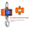 Kép 4/12 - Digitális függőmérleg 1000 kg/2204 lb hordozható darumérleg LCD háttérvilágítással, ipari kampós mérleg építkezéshez, utazáshoz, piacra, horgászathoz - Narancs